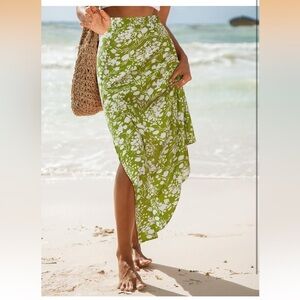 Floral Print Maxi Skirt NWOT